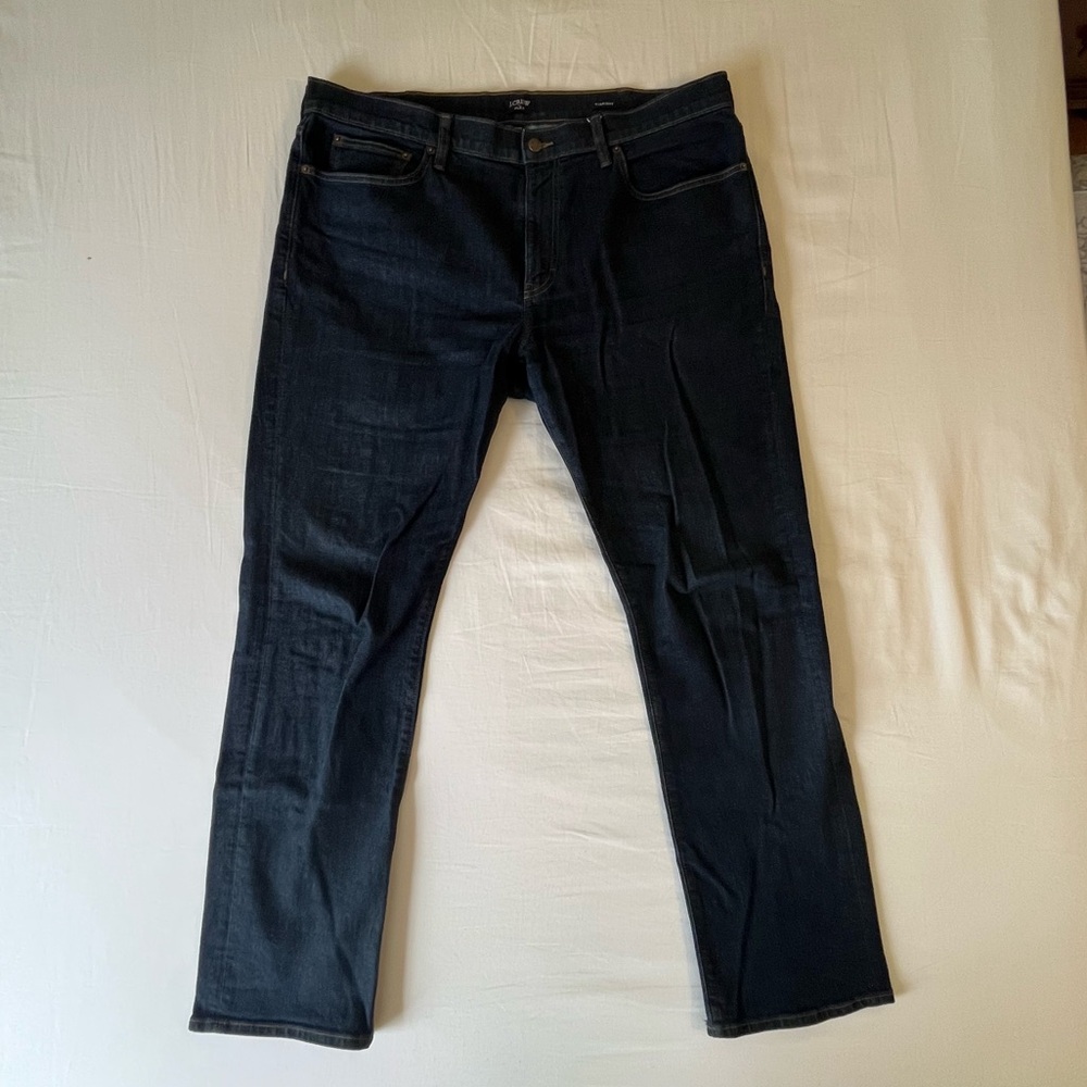 J. Crew Factory Straight-fit jean in signature flex 38W X 32L - Color: "Rinse"